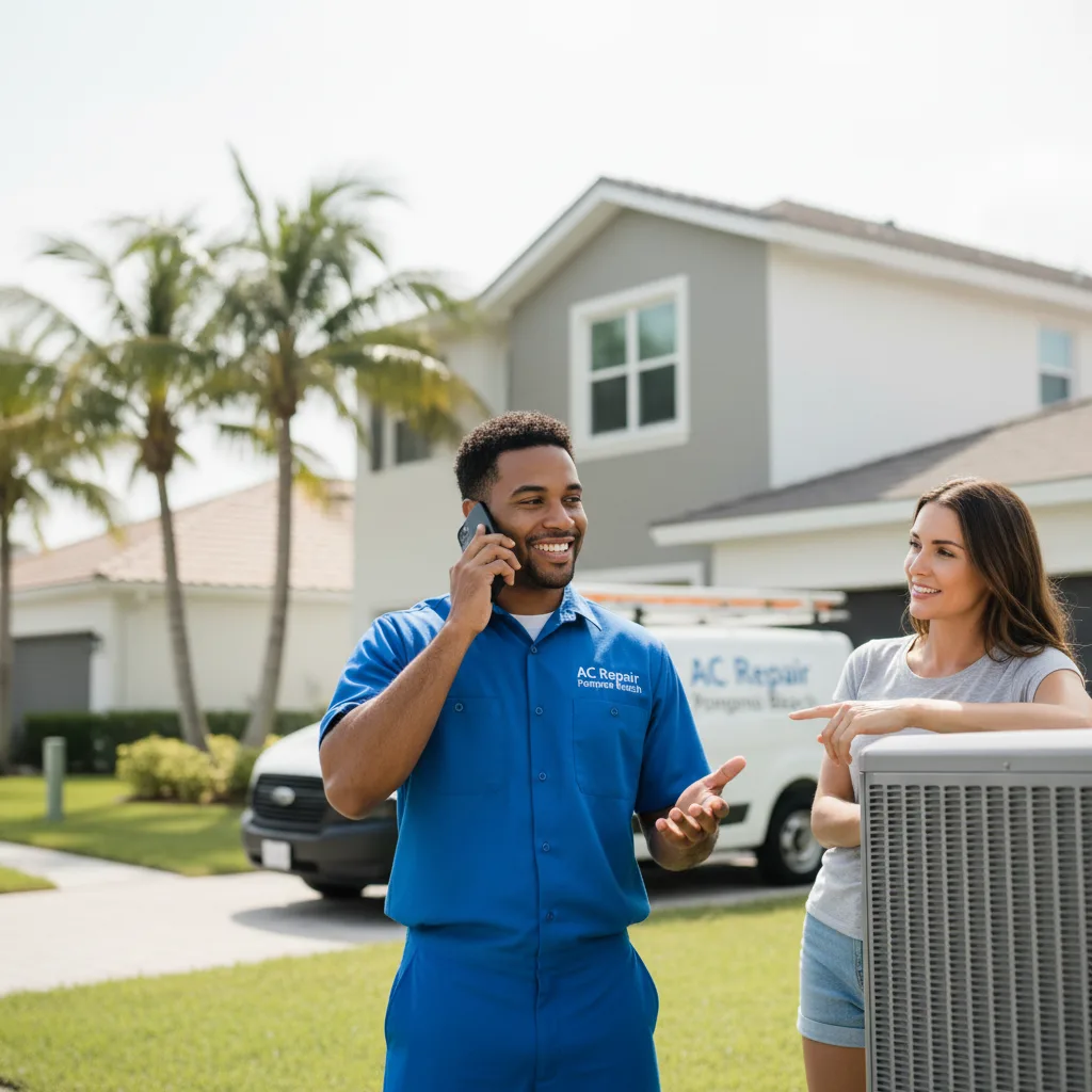 AC Repair Pompano Beach customer support in Brent